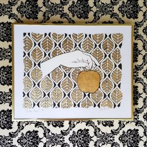 To the Fairest #1, Original Framed Foil Art